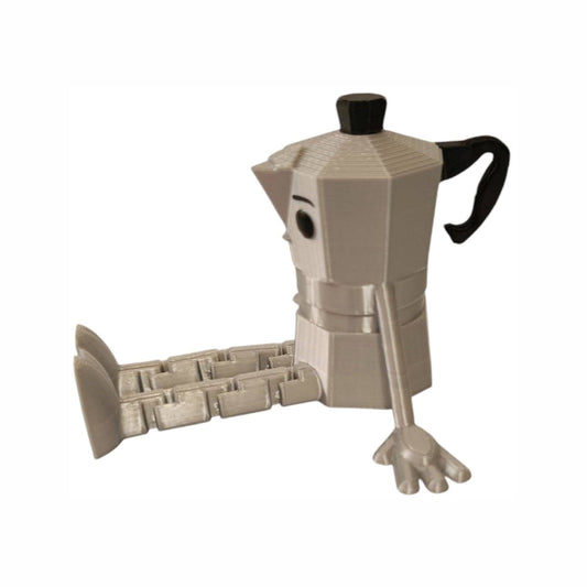 Moka Pop: Quando il buongiorno ha le gambe (e il cuore) - Il rito del caffè napoletano diventa un personaggio da collezione.