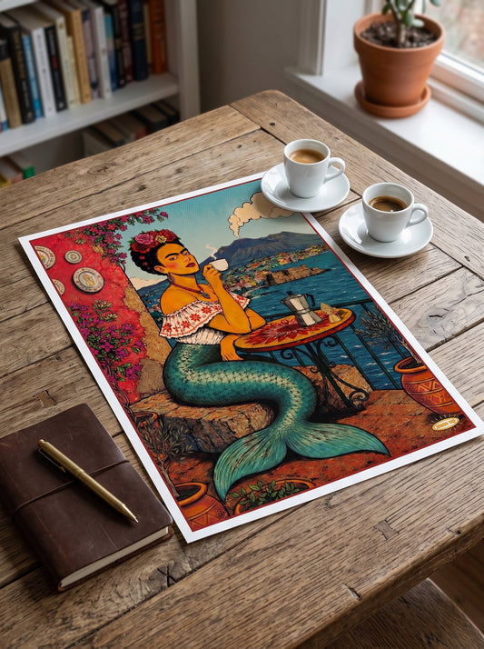 Poster Zia Frida a Napoli