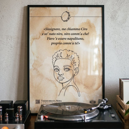 Poster Tammurriata Nera Pop